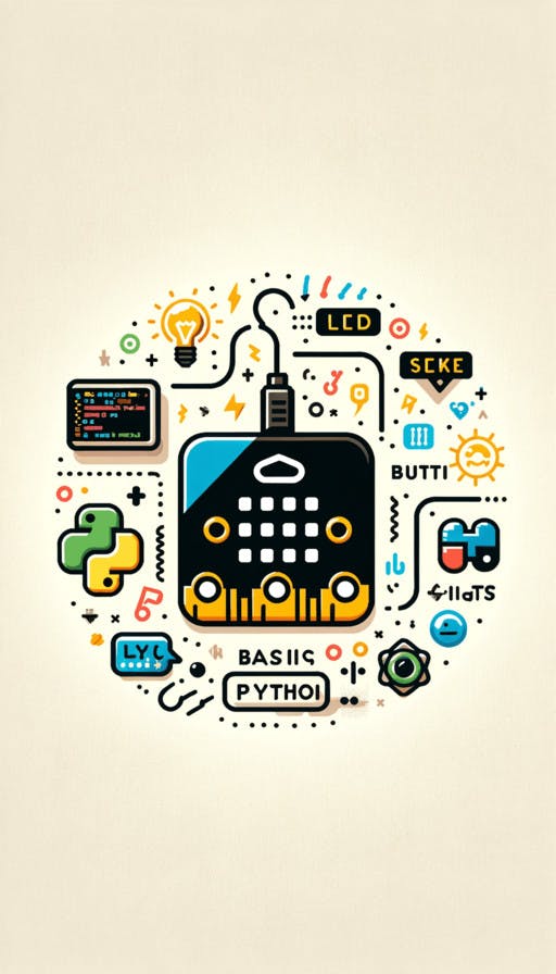 DALL·E 2024-01-10 23.36.53 - Create an illustration for an article about basic coding with micro_bit in Python. The image should show a micro_bit device with symbols representing  (1) (1).png