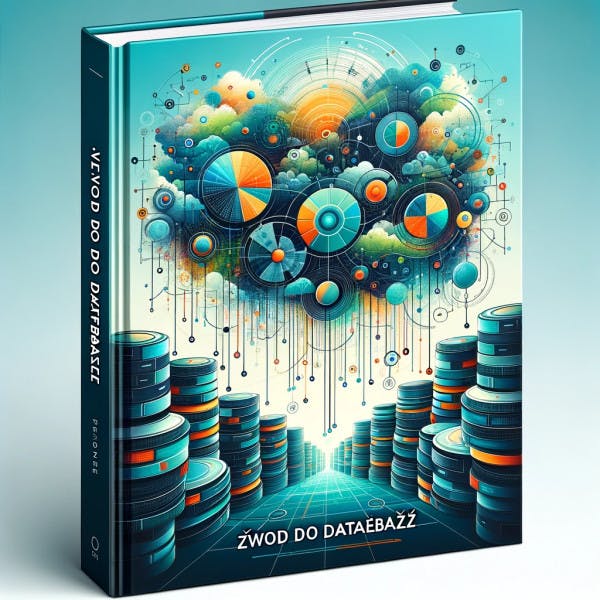 DALL·E 2024-02-08 15.29.23 - Design an abstract, visually appealing cover for a book titled -Úvod do databází-. The cover should feature symbolic representations of databases, suc.webp